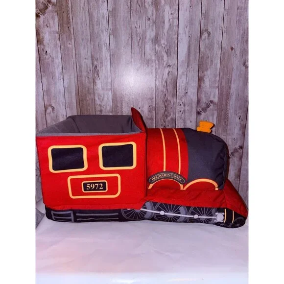 Harry Potter Build-A-Bear Hogwarts Express Train Bed Plush Red & Black - Picture 3 of 10